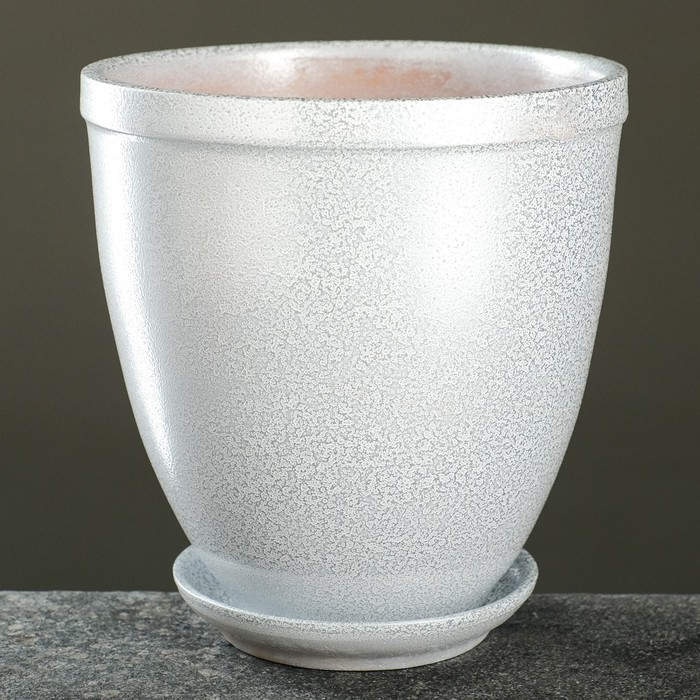 Горшок цветочный Горшок цветочный "Классика" с поддоном 2,4л