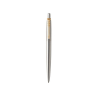 Ручка шариковая Parker Jotter Core K691 Stainless Steel GT M, корпус из нержавеющей стали, серебристый глянцевый