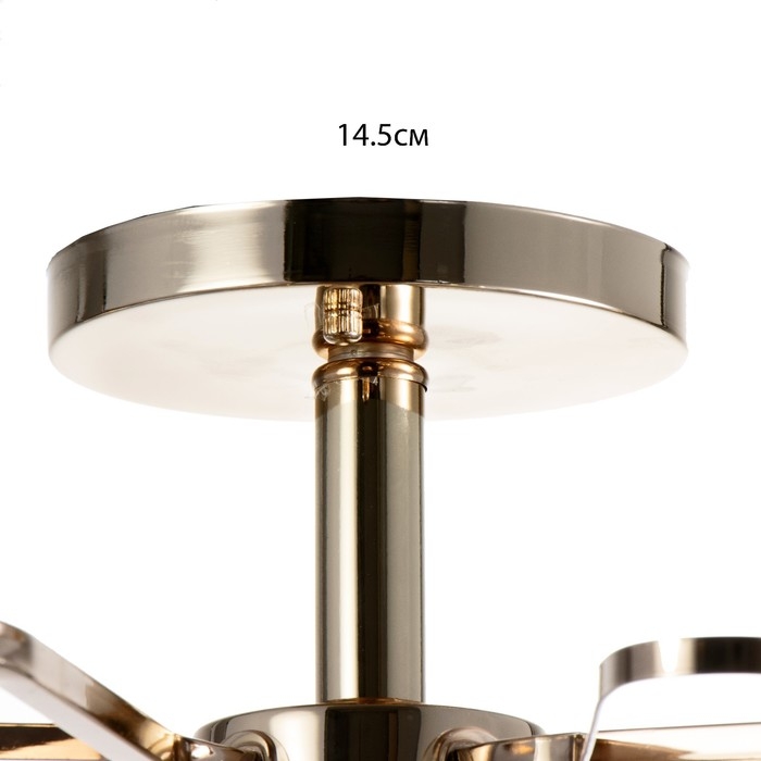 Люстра Люстра "Флёр" 5хЕ27 40Вт золото 57х57х25 см BayerLux