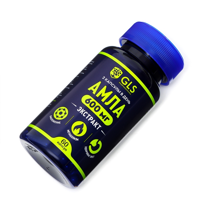 Витамины Амла GLS для мозга, 60 капсул по 400 Витамины Амла GLS для мозга, 60 капсул по 400