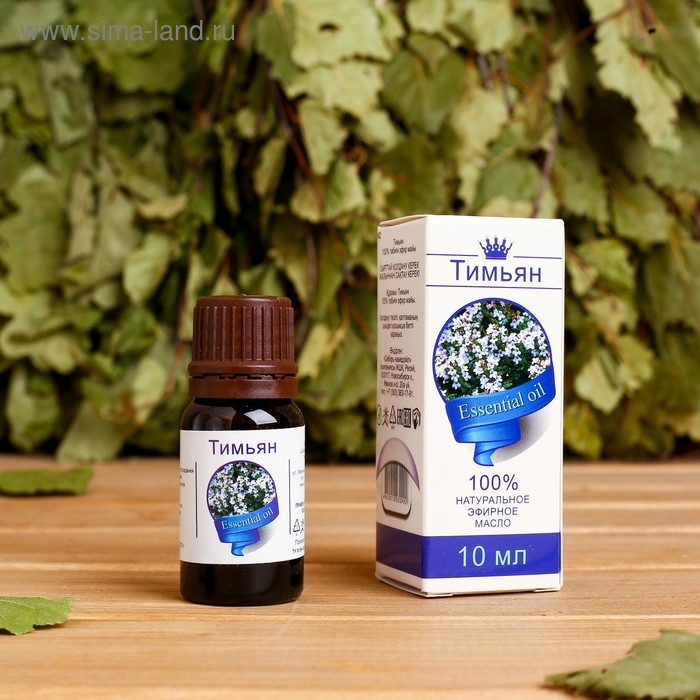 Эфирное масло Эфирное масло "Тимьян", флакон-капельница, аннотация, 10 мл