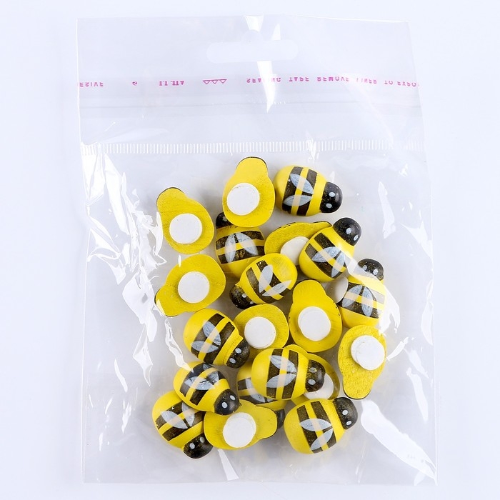 Набор декоративных наклеек «Пчёлки» 20 шт 2,5 × 1,8 см Набор декоративных наклеек «Пчёлки» 20 шт 2,5 × 1,8 см