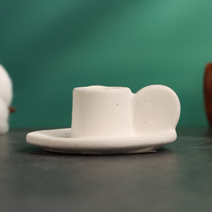 Подсвечник Подсвечник "Саймон" белый песок, 3х6х6см