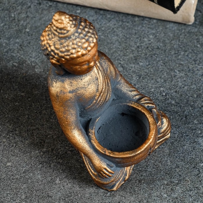 Подсвечник Подсвечник "Будда" винтаж 15,5см