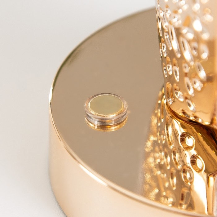 Настольная лампа сенсорная Настольная лампа сенсорная "Лендис" LED 3Вт 3000-6000К USB АКБ диммер золото 9,5х13,5х22 см 102220