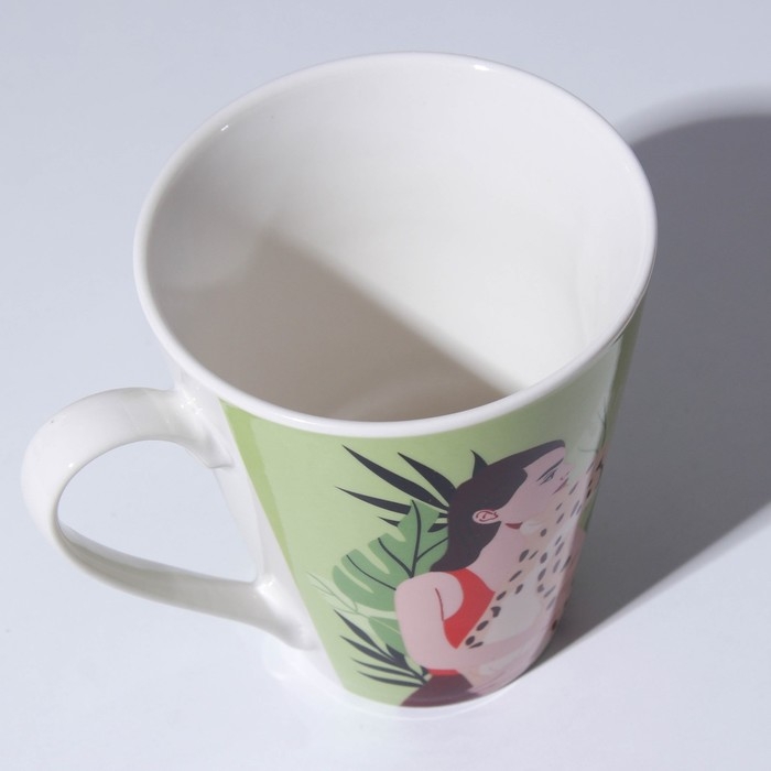 Кружка керамическая «Тропикана женщина», 300 мл Кружка керамическая «Тропикана женщина», 300 мл