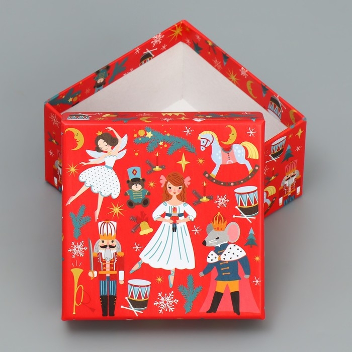 Набор подарочных коробок 10 в 1 «Щелкунчик», 10 х 10 х 6 – 28 х 28 х 15 см, Новый год Набор подарочных коробок 10 в 1 «Щелкунчик», 10 х 10 х 6 – 28 х 28 х 15 см, Новый год
