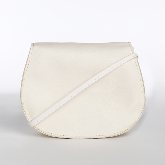 Сумка детская для девочки на магните, цвет белый