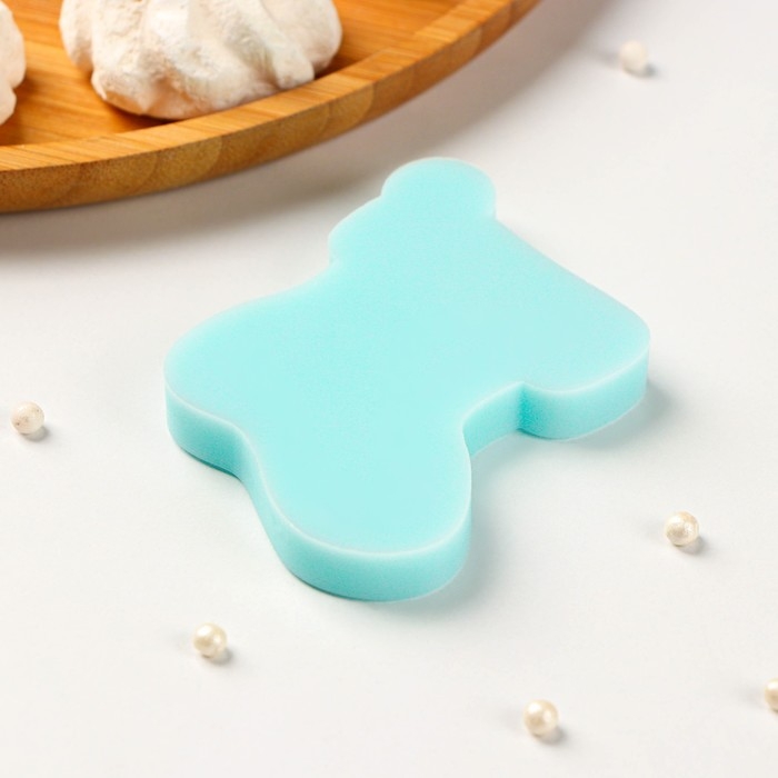 Силиконовый молд «Новогодний носок», 7×6×0,8 см, цвет бирюзовый Силиконовый молд «Новогодний носок», 7×6×0,8 см, цвет бирюзовый