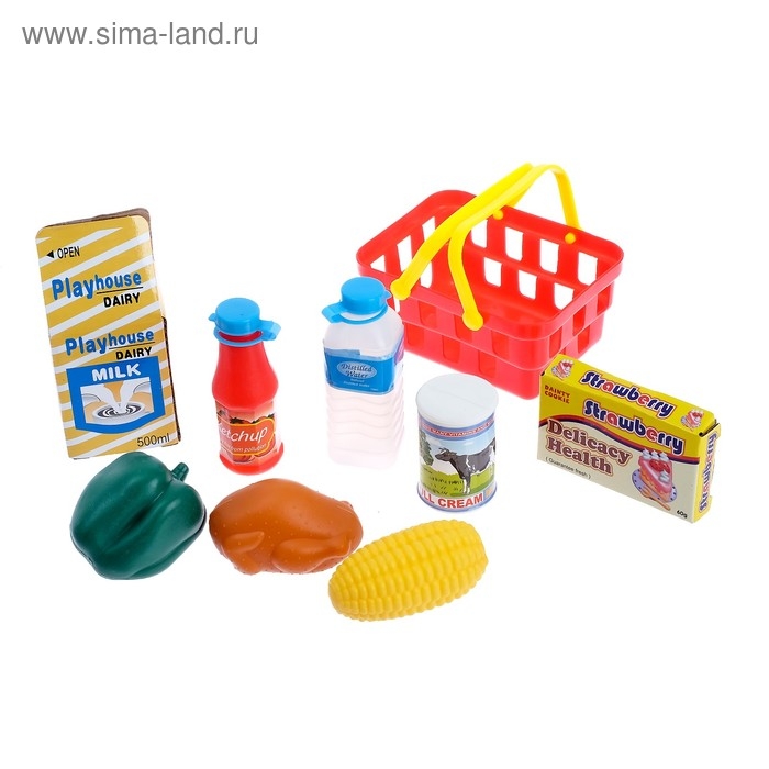 Касса «Продуктовый магазинчик» с корзинкой Касса «Продуктовый магазинчик» с корзинкой