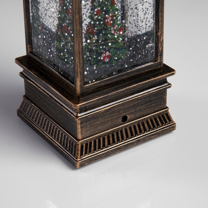 Светодиодная фигура «Фонарь с ёлкой» 7.8 × 19.5 × 7.8 см, пластик, батарейки ААх3 (не в комплекте), USB, свечение тёплое белое Светодиодная фигура «Фонарь с ёлкой» 7.8 × 19.5 × 7.8 см, пластик, батарейки ААх3 (не в комплекте), USB, свечение тёплое белое