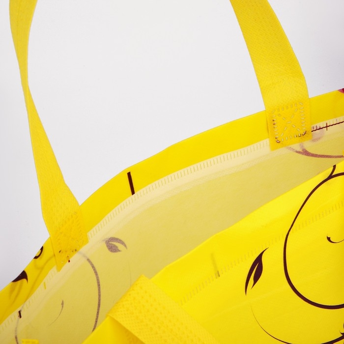 Сумка хозяйственная без застёжки, цвет жёлтый Сумка хозяйственная без застёжки, цвет жёлтый