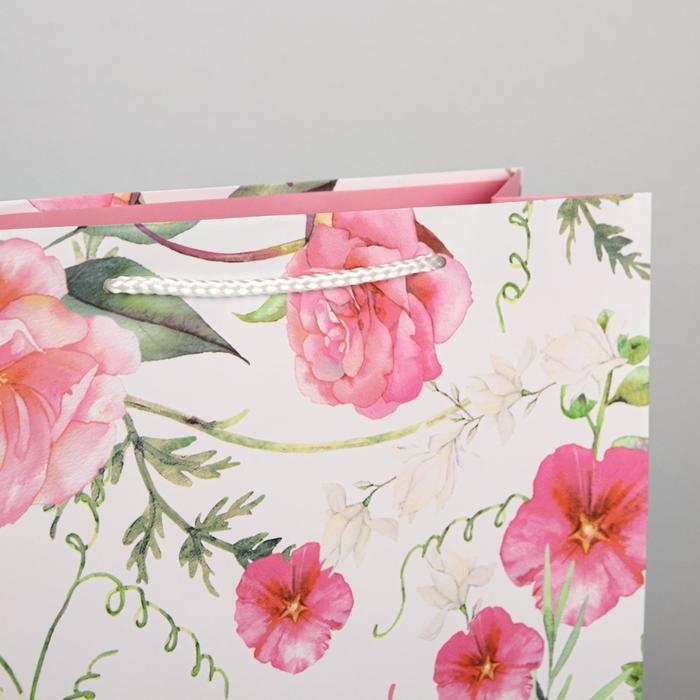 Пакет подарочный ламинированный, упаковка, With love, L 28 х 38 х 9 см Пакет подарочный ламинированный, упаковка, With love, L 28 х 38 х 9 см