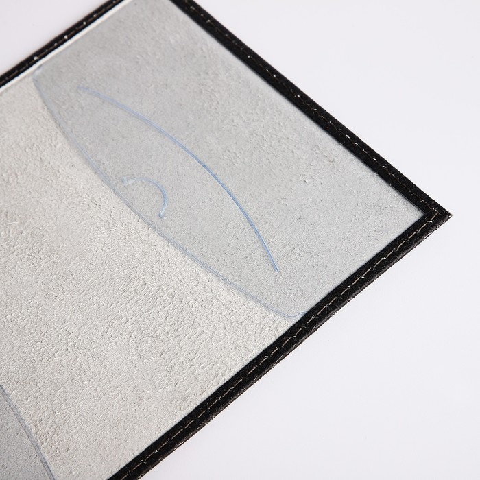 Обложка для паспорта, цвет чёрный