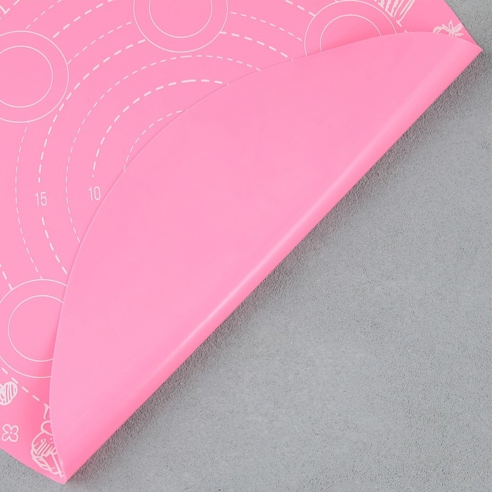 Силиконовый коврик для выпечки «Для пирожных», 30 х 30 см Силиконовый коврик для выпечки «Для пирожных», 30 х 30 см