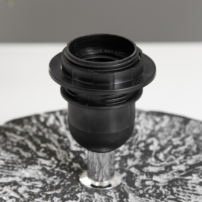 Основание для настольной лампы Основание для настольной лампы "Суше" E27 40Вт черный 26х26х23 см RISALUX