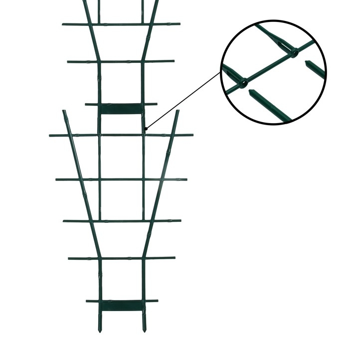 Шпалера, 38 × 25 × 0.5 см, пластик, зелёная, Greengo Шпалера, 38 × 25 × 0.5 см, пластик, зелёная, Greengo