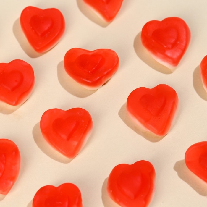 Мармелад сердечки &laquo;Любовь - это&raquo; в банке, 50 г.