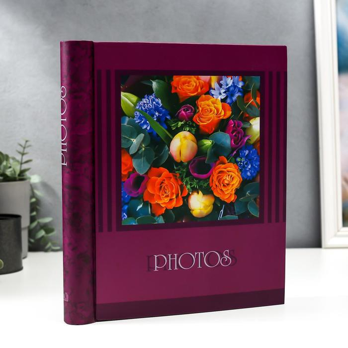 Фотоальбом магнитный 30 листов Фотоальбом магнитный 30 листов "Яркий букет"