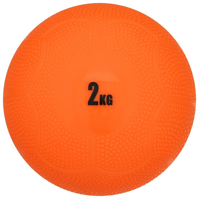 Медицинбол ONLYTOP, 2 кг, цвет оранжевый Медицинбол ONLYTOP, 2 кг, цвет оранжевый