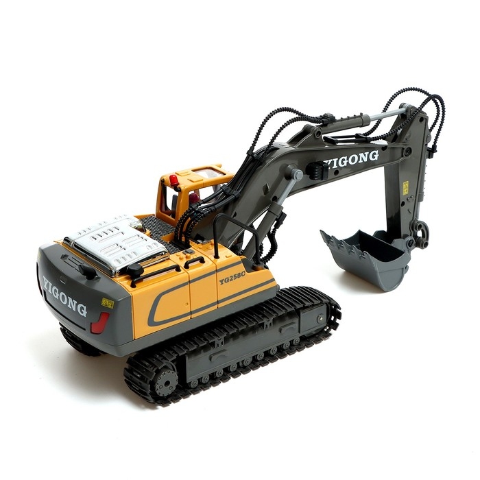 Экскаватор радиоуправляемый «Стройка», металлический ковш, работает от аккумулятора Экскаватор радиоуправляемый «Стройка», металлический ковш, работает от аккумулятора