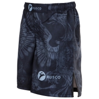Шорты для MMA детские Rusco Sport BLACK HERB, р. S