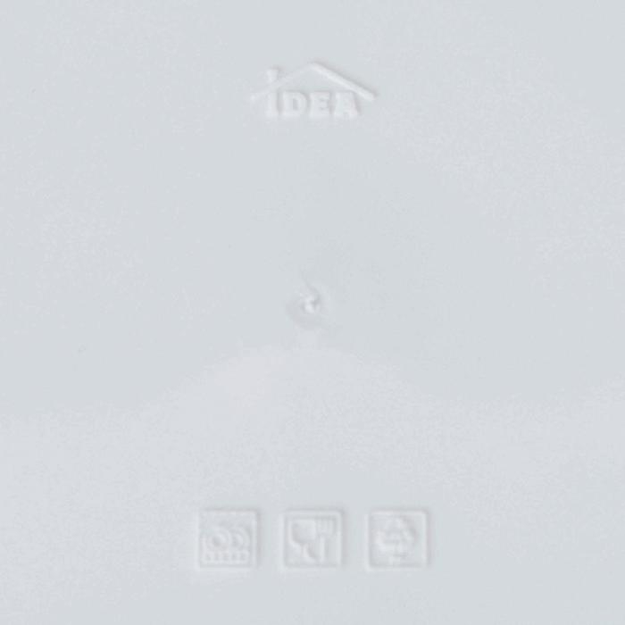 Ваза для хлеба и фруктов «Ажур», 14×22×8 см, цвет белый