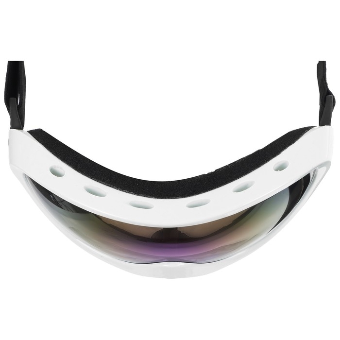 Маска горнолыжная ONLYTOP, цвет белый Маска горнолыжная ONLYTOP, цвет белый