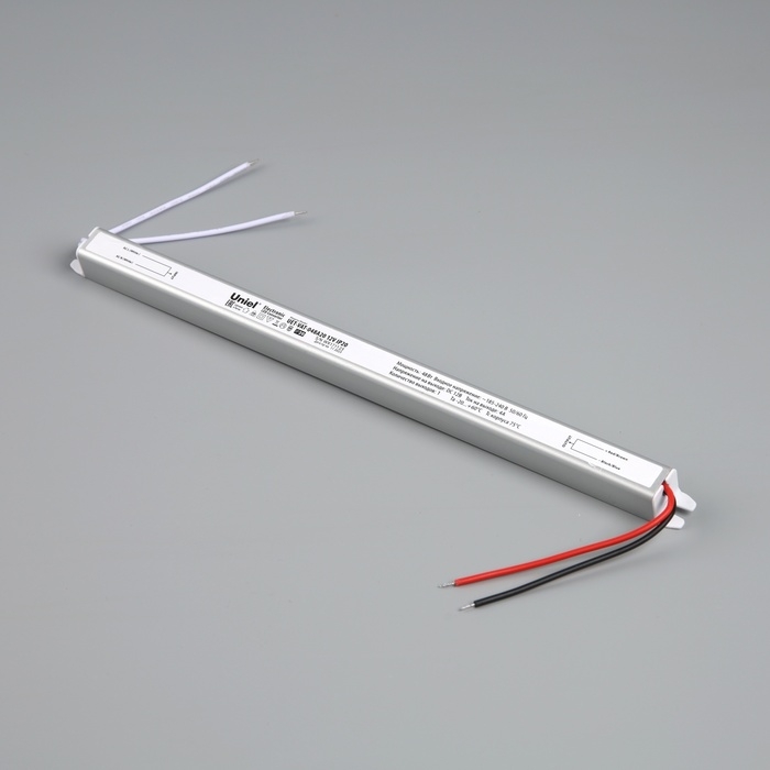 Ультратонкий блок питания для светодиодных лент и модулей Uniel, 48 Вт, 12 В, IP20 Ультратонкий блок питания для светодиодных лент и модулей Uniel, 48 Вт, 12 В, IP20