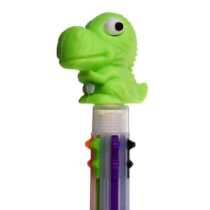 Ручка шариковая автоматическая Ручка шариковая автоматическая "Дракон", 6-ти цветная, МИКС