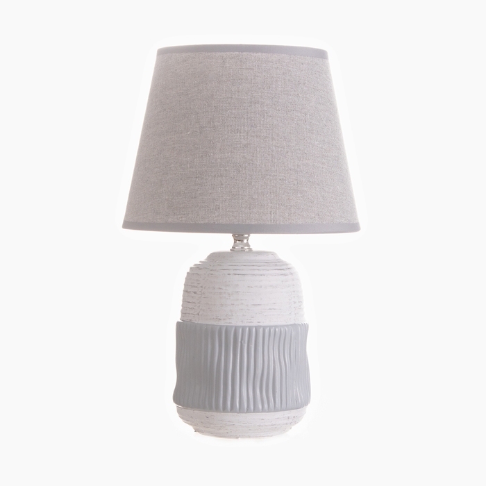 Лампа настольная Лампа настольная "Дарианна" 1х40Вт Е14 серый 29х20х32,5