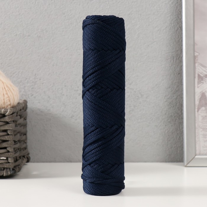 Шнур полиэфирный 3 мм 75м/125±5 гр (Нэйви) Шнур полиэфирный 3 мм 75м/125±5 гр (Нэйви)