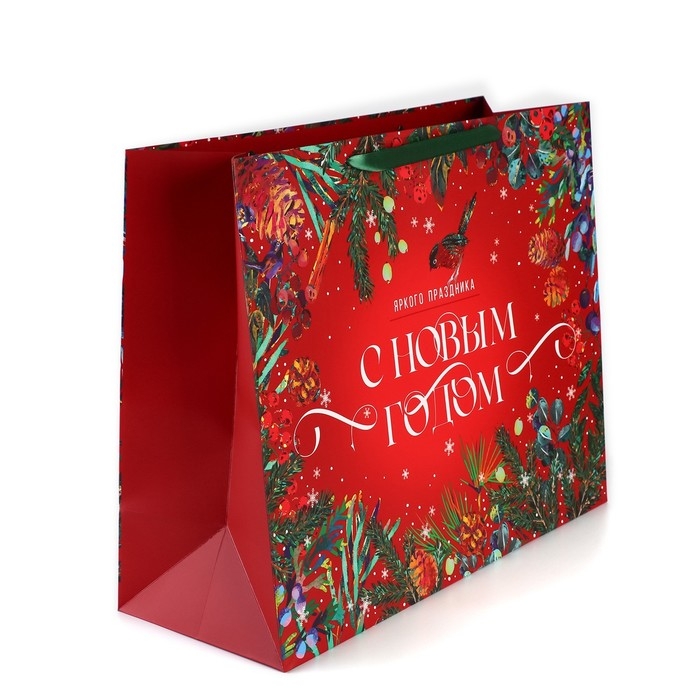 Пакет подарочный новогодний ламинированный «Новогодняя сказка», XL 49 х 40 х 19 см, Новый год Пакет подарочный новогодний ламинированный «Новогодняя сказка», XL 49 х 40 х 19 см, Новый год
