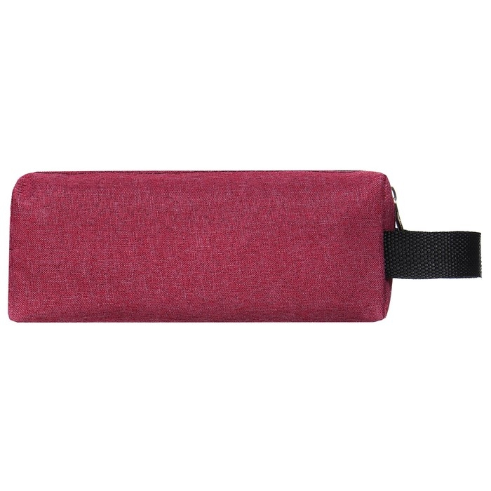 Пенал школьный на молнии Calligrata, бордовый Пенал школьный на молнии Calligrata, бордовый
