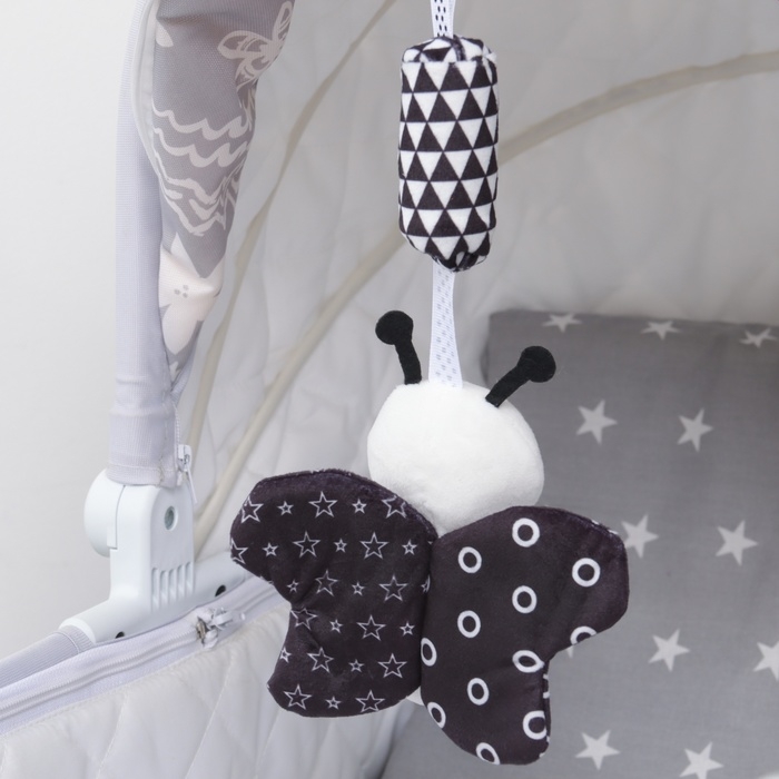 Подвеска - погремушка «Бабочка», по методике Г. Домана, на кроватку, коляску, Крошка Я Подвеска - погремушка «Бабочка», по методике Г. Домана, на кроватку, коляску, Крошка Я