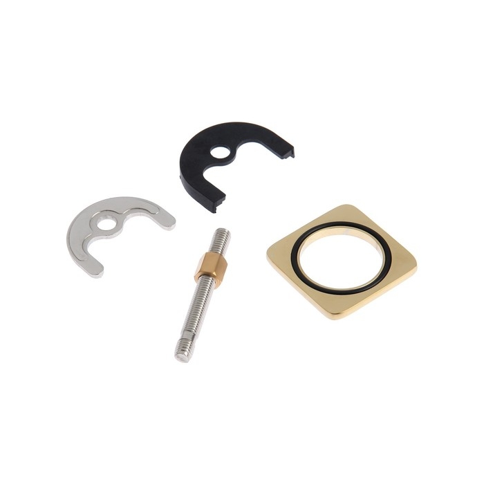 Смеситель для раковины Accoona A90126AW, однорычажный, длина излива 131 мм, золото Смеситель для раковины Accoona A90126AW, однорычажный, длина излива 131 мм, золото