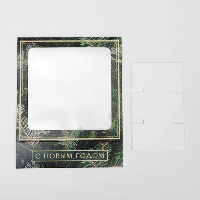 Коробка под 9 конфет с ячейками «Ёлочка» 14,5 х 14,5 х 3,5 см, Новый год Коробка под 9 конфет с ячейками «Ёлочка» 14,5 х 14,5 х 3,5 см, Новый год