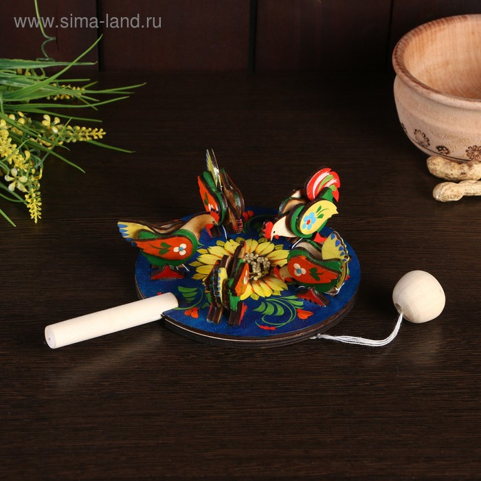 Сувенир Сувенир "Курицы клюющие", d=13 см микс