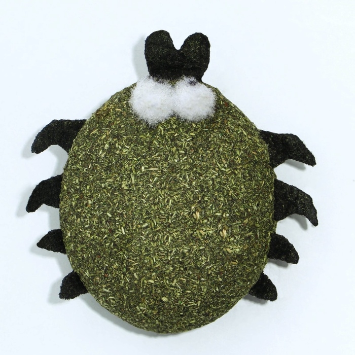 Игрушка для кошек «Жучок» из кошачьей мяты, 4 х 3.5 см Игрушка для кошек «Жучок» из кошачьей мяты, 4 х 3.5 см