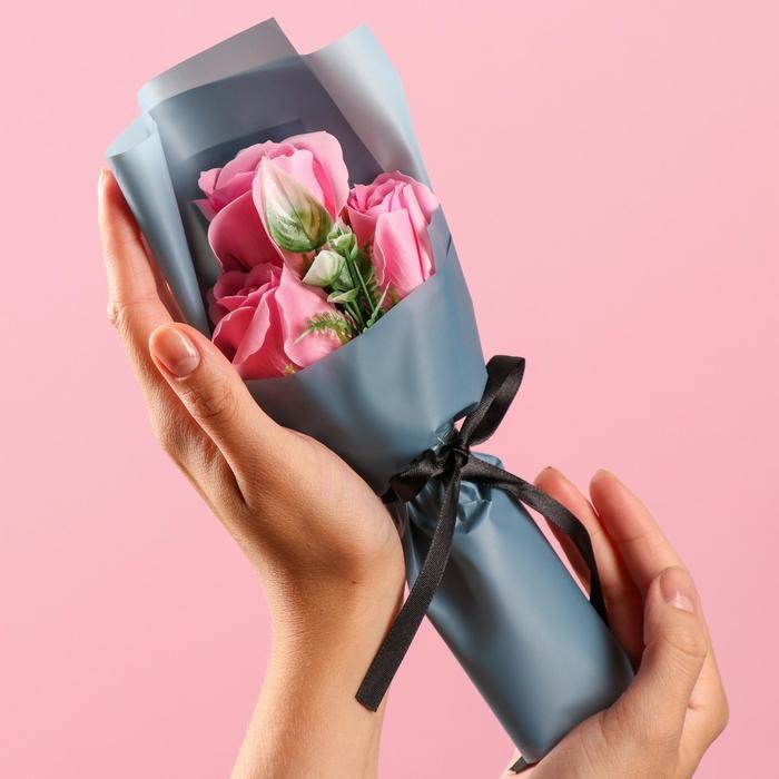 Букет мыльных роз, розовые Букет мыльных роз, розовые