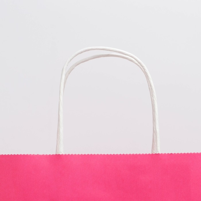 Пакет подарочный крафтовый, упаковка, «С днём рождения», 28 х 32 х 15 см