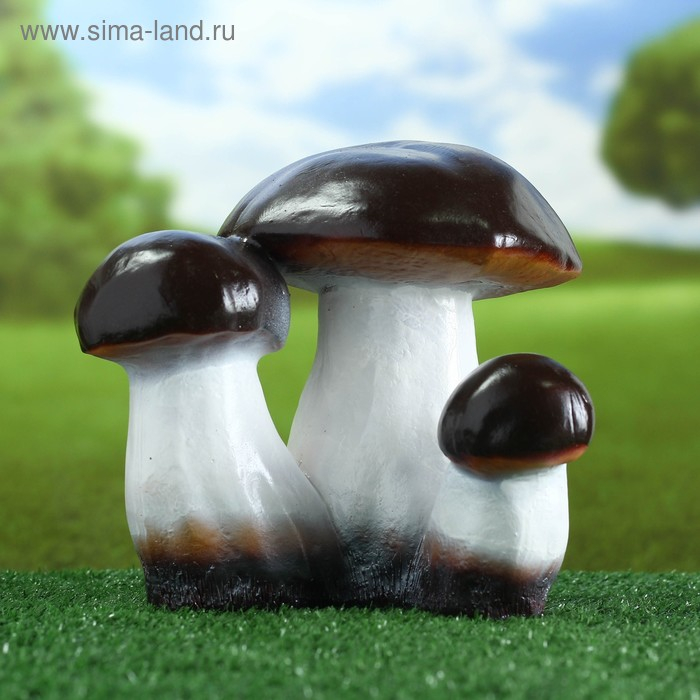 Садовая фигура  Садовая фигура "Гриб-боровик тройной"  25х23х23см