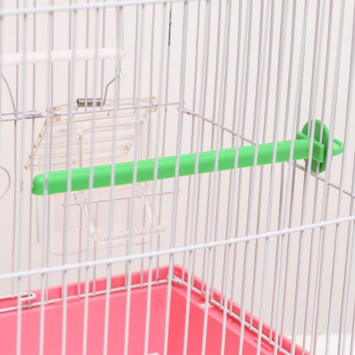 Клетка для птиц укомплектованная Bd-1/1d, 30 х 23 х 39 см, розовая Клетка для птиц укомплектованная Bd-1/1d, 30 х 23 х 39 см, розовая