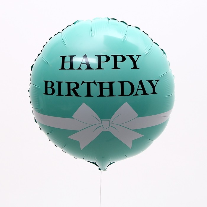 Набор воздушных шаров «С днём рождения», мятный, для девушки, фольга, 4 шт. Набор воздушных шаров «С днём рождения», мятный, для девушки, фольга, 4 шт.