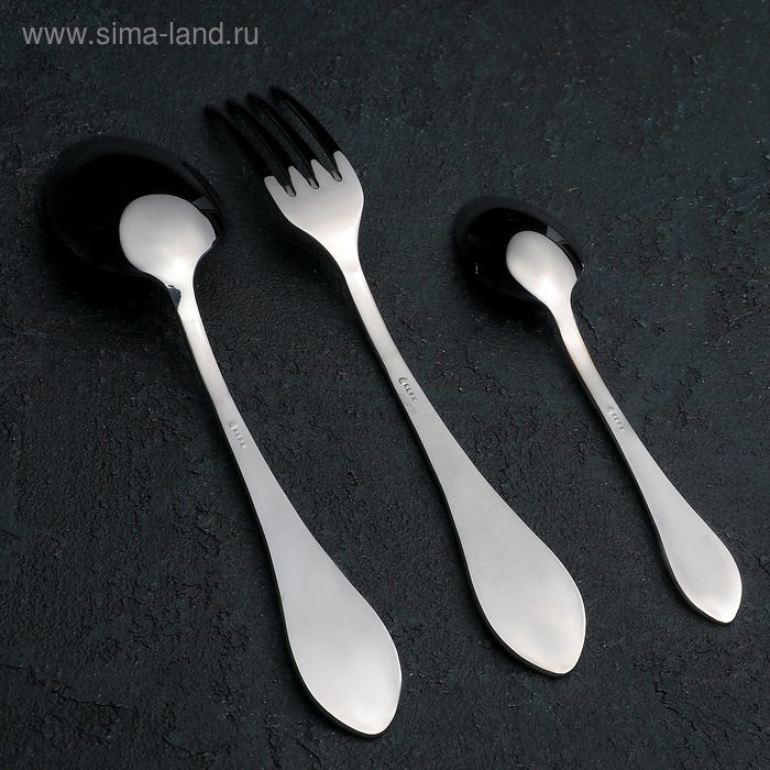 Набор столовых приборов «Дворцовый», 18 предметов, картонная коробка Набор столовых приборов «Дворцовый», 18 предметов, картонная коробка