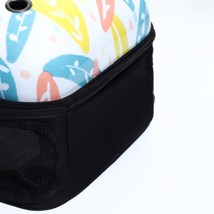 Рюкзак для переноски кошек и собак  Рюкзак для переноски кошек и собак "Пастель", с окном, 32 х 25 х 42 см