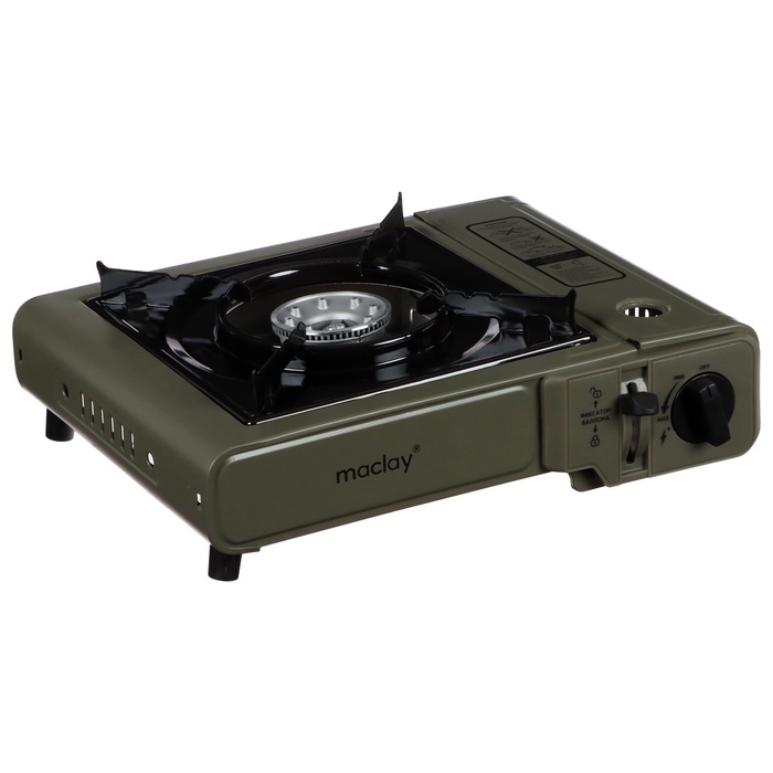 Плита газовая Maclay для кемпинга, с переходником Плита газовая Maclay для кемпинга, с переходником