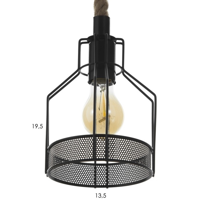 Светильник Светильник "Рольф" 5хЕ27 60Вт черный 101х30х20см BayerLux