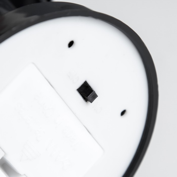 Ночник Ночник "Евлампия" LED 1Вт от батареек 2хААА черный 10х10х12см RISALUX