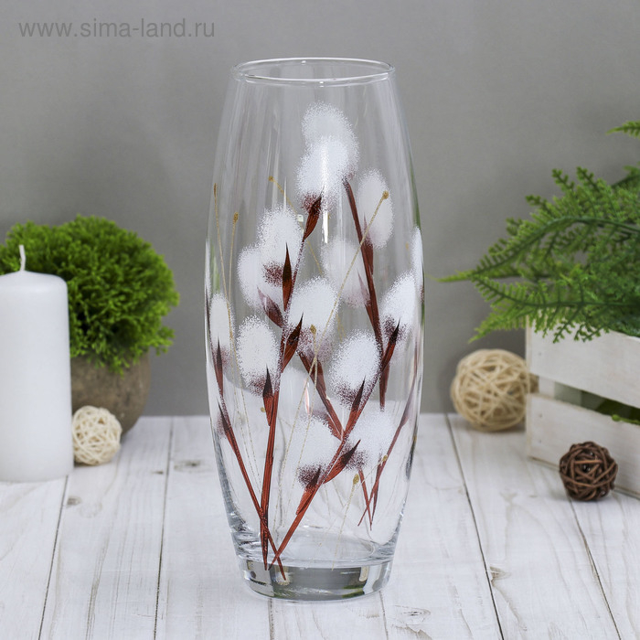 Ваза Ваза "Верба" овал d-7х10х26 см